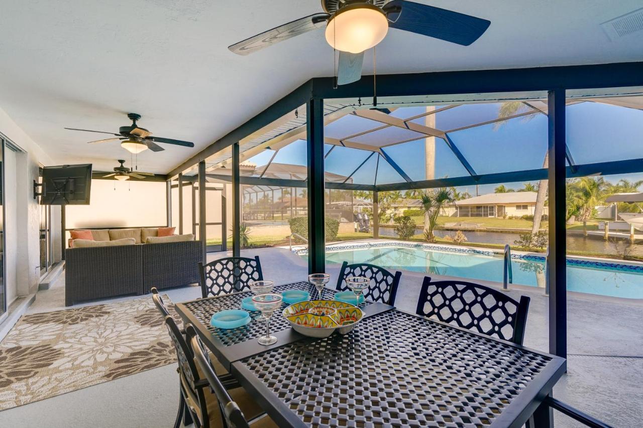 Waterfront Cape Coral Home With Private Pool! Luaran gambar